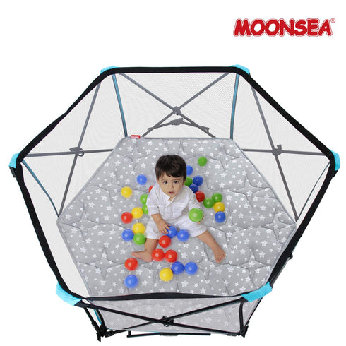 48 Inch 53" 6 Hexagon Playpen Mat, Baby Playmat Fits Regalo Portable Play Yard and hiccapop PlayPod Playpen, Panel