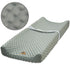 BlueSnail Ultra Soft Minky Dot Changing Pad Cover 2 Pack (Gray + Navy)