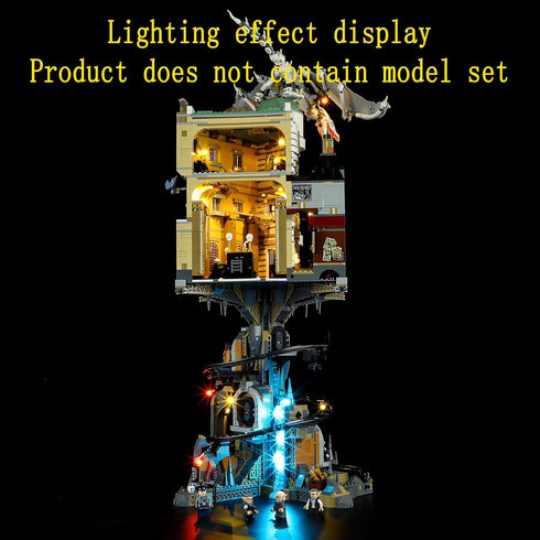 LED Light Kit Compatible with Harry Potter Gringotts Wizarding Bank Collectors' Edition 76417 (Model Not Included)