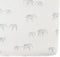 Pehr Crib Sheet, Follow Me Elephant | Breathable Brushed Organic Cotton for