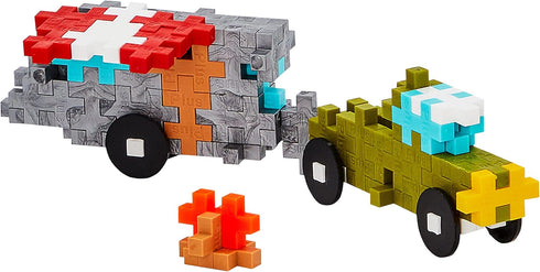 PLUS PLUS - Travel Trailer - 70 Piece Tube, Interlocking Mini Puzzle Blocks for Kids, Construction Building STEM/STEAM