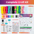 Paracord Bracelet Making Kit with Charms - Art & Craft Gift for Girls Age 8 9 10 11 12 & Teens 13 14 year old. Make Your Own Friendship & Fashion Jewelry for Birthday, Camp & Project Activity by Glittery Garden