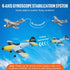 2.4GHZ 3 6-Axis Stabilizer&2 BF-109 VEVOR RC Plane, Channel RC Airplane with Gyro Batteries, Ready to Fly Fighter
