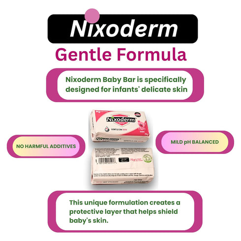 SimplyZen (75g) (5) Nixoderm Baby Bar Soap