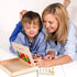 Montessori Learning Toys Slide Puzzle, Color & Shape Matching Logic Game for Kids 3-7 Years Old