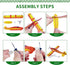 8" Toy,12 Packed 8-12(24 Airplane Different Designs Planes Toys For Boys,Foam Glider Planes Toys,Birthday Favors