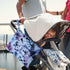 visesunny 2Pcs Tie Dye Pattern Wet Bag with Zippered Pockets Washable Reusable Roomy Diaper Bag