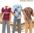 12 Inch 12'' (6 Sets, EuTengHao Doll Clothes for Boy Dolls with Jeans Leather Jackets Shorts Suits Sweatshirts T-Shirts