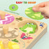 8 Zeoddler Wooden Puzzles for Toddlers, Pcs Animal Matching Egg Puzzle, Montessori Toys for Boy Girl Easter Birthday