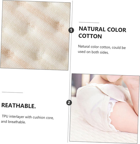 Reusable Baby Changing Pad with Natural Cotton and TPU Layer - SUPVOX