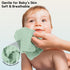 12''X12'', 6 Pack, 100% Unnivoll Muslin Burp Cloths Baby Baby Washcloths Cotton Baby Wash Cloths Absorbent and Soft