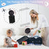 Crib Tent Safety Crib Net to Keep Baby in, Black Pop up Cribs Cover to Keep Baby from Climbing Out, Breathable Mesh