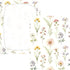 CZXW 52" 28" Botanical Floral Pattern Crib Sheets Fitted x Natural Cotton Soft & Breathable for Baby Crib Mattress