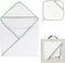 Ely's & Co. Baby Hooded Towel and Wash Cloth Set, Thick Absorbent