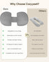 cozyyeah Pregnancy Wedge Pillow for Sleeping, Adjustable Maternity Pillow for Side Sleepers, Supports Back, Belly