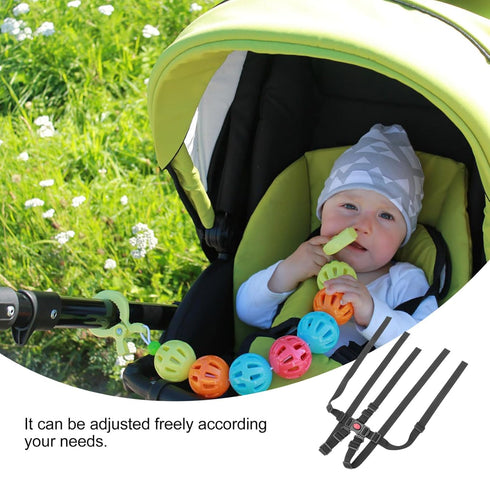BESPORTBLE Universal Stroller 3 pcs Shoulder Straps Holder for Kid Safety Chair, Adjustable Pram Child Carrier