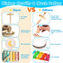 Kids Drum Set - 9 in 1 Baby Drum Set for Toddlers, Montessori Musical Instruments Toy, Wooden Xylophone for Boys & Girls