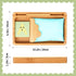 AtMini Montessori Sand Tray with Lid - Wooden Sand Trays for Kids Writing Letters and Numbers, Preschool Classroom Must