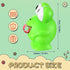 RoundFunny 24 Pcs Rubber Frog Toys Tongue Sticking Out Novelty Relief Squeeze Toys Frogs Stress Screaming Party Favors