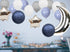 InBy 20pcs Silver Moon Balloon Party Decoration Kit, 36" Moon, 18" Star Foil Mylar, 12" Latex Balloons for Baby Shower