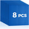Classic Baseplates Building Plates 8 Pack, 10" x 10" Blue Building Boards, 100% Compatible with All Major Brands