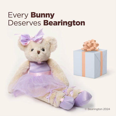 Bearington Collection Ballerina Stuffed Animal - Ballet Doll, Dance Recital Gifts for Girls, 13"