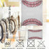 visesunny 2Pcs Baseball Sport Wet Bag with Zippered Pockets Washable Reusable Roomy