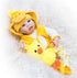18 inch 16-18 inch Reborn Baby Girl Dolls Clothes Yellow Duck Outfits Accesories for Reborns Doll Newborn Baby Girl