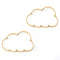 BEBE BASK Handmade Wicker Cloud Dcor Set of 2 - Rattan Cloud