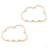BEBE BASK Handmade Wicker Cloud Dcor Set of 2 - Rattan Cloud