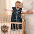 3 Pack 0-6 2-Way david's kids Warm Micro Fleece Baby Sleep Sack Months, Soft Baby Wearable Blankets with Zipper, Comfy