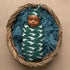 Sets Eagle On Green Background Newborn Swaddle Blankets Hat Soft Baby Receiving Blanket Swaddle Sack for Baby Shower