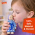 Set 6 3+ Goki Dollhouse Family - Poseable Mini Dolls for Dollhouse Accessories - Ages Wooden Figurines for Imaginative