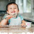 6 Pieces Silicone Baby Feeding Forks and Spoons Set Hot Safety First Stage Self Feeding Supplies Mini Kids Utensils for over 6 Months Babies Boy Girl Toddlers First Foods (Cream Color) by Nuenen