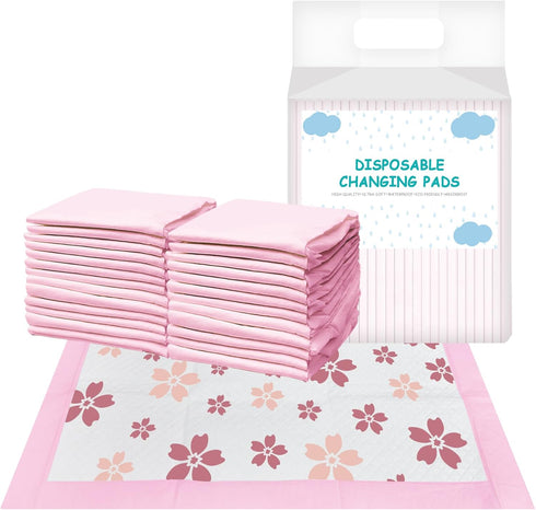 FORYEE Disposable Changing Pad liners for Baby 17 x 13 Inches (25 Pack)