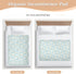 siphylline 52" 34" Cartoon Freesia Soft Blue Extra Large Resuable Changing Pad Covers Soft Absorbent Underpads Wetting