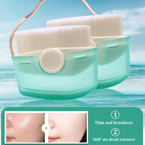 Blablablalu 2pcs Set Sunscreen Applicator for Kids Sunscreen Lotion Applicator with Protective Cap Fast Brush Liquid