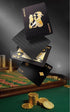 QkonkgnS Diamond Black Waterproof Playing Cards - HD Plastic Deck of Poker Cards, Professional Quality, Elegant Design