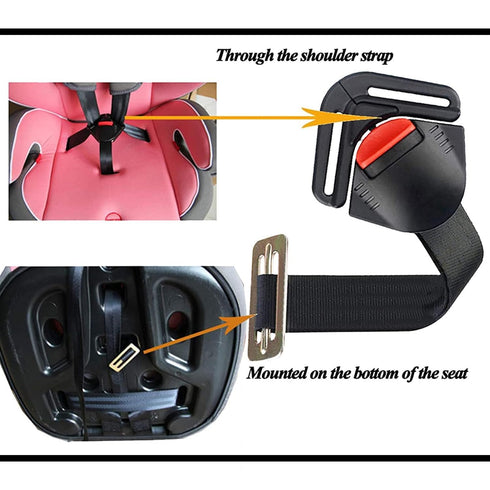 Universal Baby Seat Chest Harness Clip and Child Seat Safety Chest Harness Clip Buckle Universal Replacement for Kids