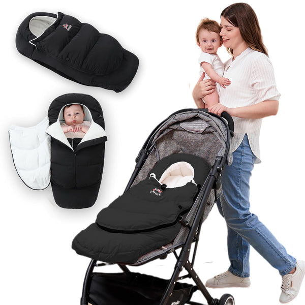F-Y-YIYI Bunting Bag for Stroller Sleeping Bags Thickened Warm Stroller Blanket Toddler