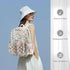 Dezcrab Backpack Clear Baby Diaper Bag for Mom, Large Capacity Travel Nappy Bag for Boys & Girls with Stroller Straps