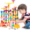 166 pcs Marble Run, Upgraded Marbles Run Kit for Kids STEM Toys