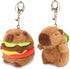 2 Pcs Capybara Plush Keychain Toy - 7.3 Inch Capybara Stuffed Animals - Birthday Gift Pendant