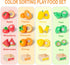 Sets Set Wooden Play Food for Kids Kitchen Accessories, Velcro Fruit and Veggies Cutting for Kids, Pretend Play Food