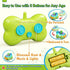 Lehoo Castle Dinosaur Remote Control Car for Toddlers, Rechargeable RC Cars with Lights & Music, Ages 2-4, 2-3 Year Old