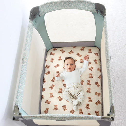 70% 30% Pack 26in 38in LifeTree Crib Sheets for Baby Unisex - Muslin Fitted Crib Sheets Toddler Bed Sheet, Viscose from