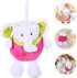 TOYANDONA Insulated Bottle Cover with Plush Stuffed Elephant Sleeve Portable Feeding Bottle Warmer Bag Soft Protective