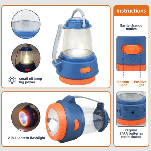 MITCIEN Kids Camping Toys Set with Tent, Outdoor Camping Toys for Toddlers Boys Girls Age 3-6