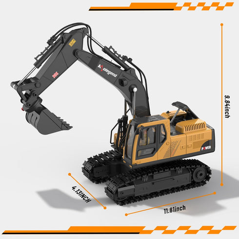 3 1 14 3-12 2.4GHz 6 7 8 9 10 kolegend in Remote Control Excavator Toy Channel RC Excavator Toy for Boys