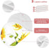 Muslin Baby Burp Cloths Set of 2, Soft Absorbent Big Sunflower Muslin Washcloths, Bibs for Newborns